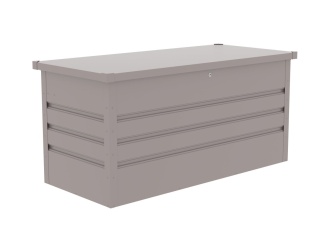 Zahradní nábytek –  G21 Zahradní box  Denver 400 L, šedý plechový