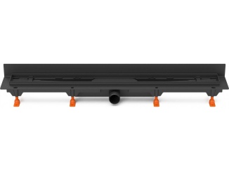 Žlaby Chuděj –  Chuděj LZB 40 Black S (ke stěně) 750 mm, K3
