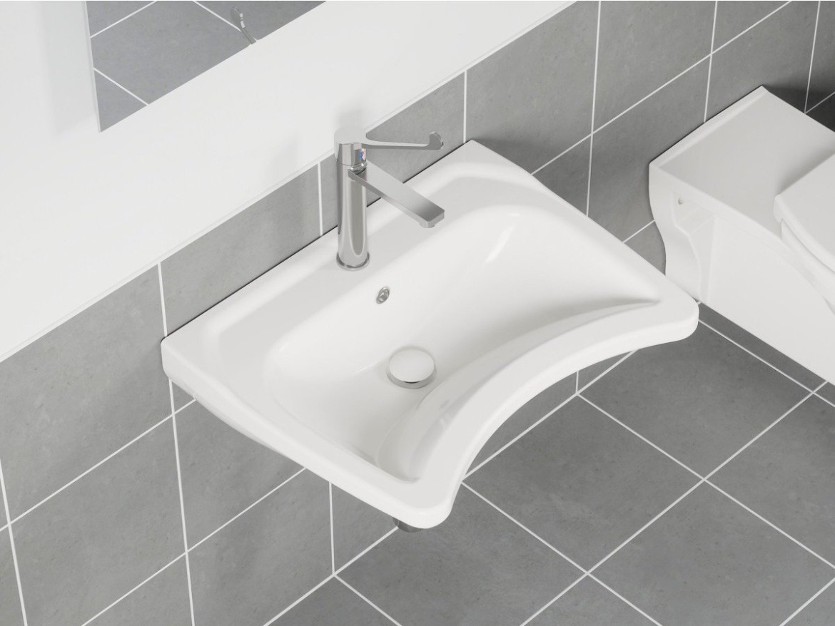 Ravak SF 014.00CR Umývadlová batéria 230 mm, bez odtokovej armatúry, chróm