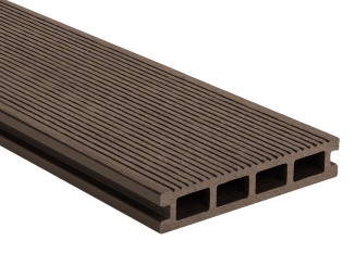 Terasové WPC prkno Gutta Guttadeck 2D teak, 140 x 25 x 2900 mm