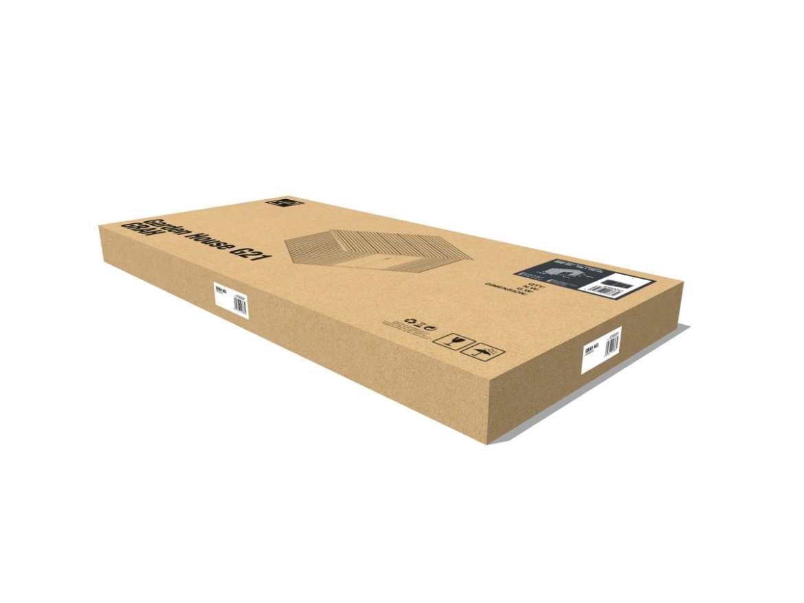 G21 Zahradní domek  GRAH 483 - 340 x 142 cm, antracitový