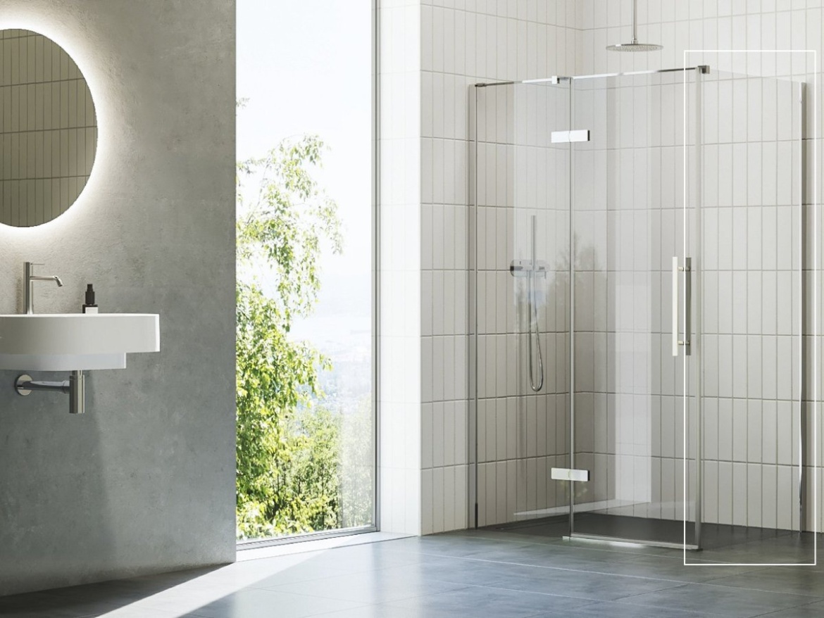 Ravak COPS 100, lesk+transparent