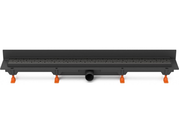 Žlab Chuděj LZB 40 Black (ke stěně)