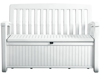 Židle –  Keter Zahradní lavice  Patio Bench bílá