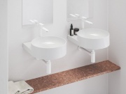 Ravak EL 014.60RGB Umývadlová batéria 220 mm bez odtokovej armatúry, ružové zlato kefované