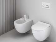 Ravak EL 056.60RGB Bidetová stojánková baterie 130 mm bez výpusti, růžové zlato kartáčované