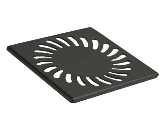 Chuděj ND-Mřížka Black pro nástavec 125 × 125 mm