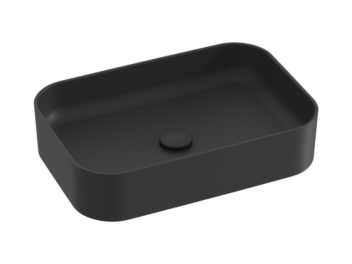 Ravak Umyvadlo Ceramic Slim R 55, bez otvoru pro baterii, bez přepadu, bílá