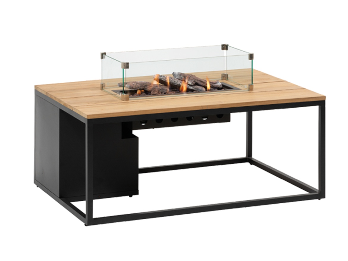 Stůl s plynovým ohništěm COSI Cosiloft 120 Wood