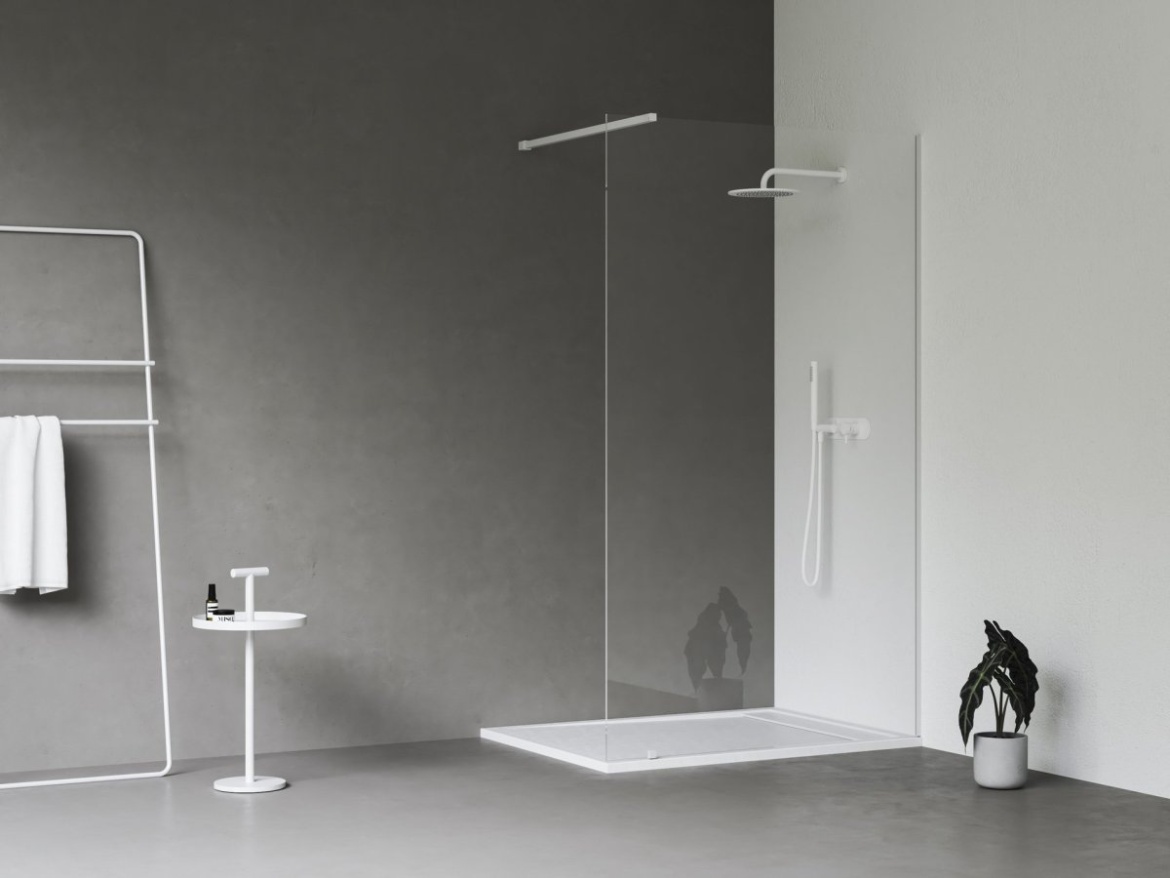 Ravak Walk-In Wall Set 70, bílá matná+transparent