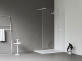 Ravak Walk-In Wall Set 70, bílá matná+transparent