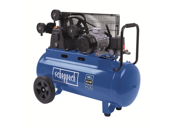 Olejový tříválcový řemenový kompresor 100 l Scheppach HC 550 TC