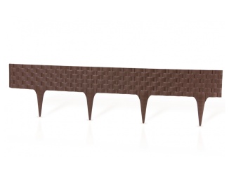Obrubníky Covernit –  Covergarden Rattan 9,5 cm x 2,4 m hnedá | 1 ks