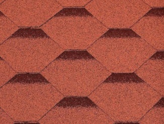 Samolepicí asfaltový šindel Uni Strong diamant –  Uni Strong diamant červená 3 m²