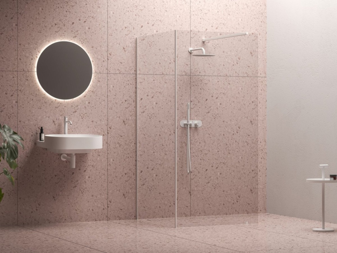 Ravak Walk-In Corner Set 120x80, lesk+transparent