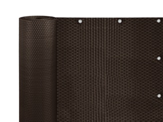 Na balkon –  Scobax Balcony eyelet 500 cm x 100 cm, tmavo hnedá