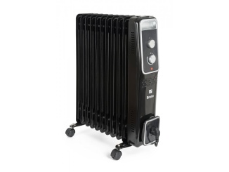 Olejové –  G21 Olejový radiátor  Bromo černý, 11 žeber, 2500 W