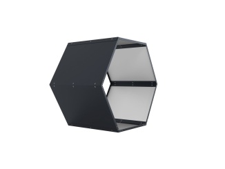 Ohniště –  G21 Přístřešek na dřevo  HEX 53 - 92 x 60 cm, antracitový