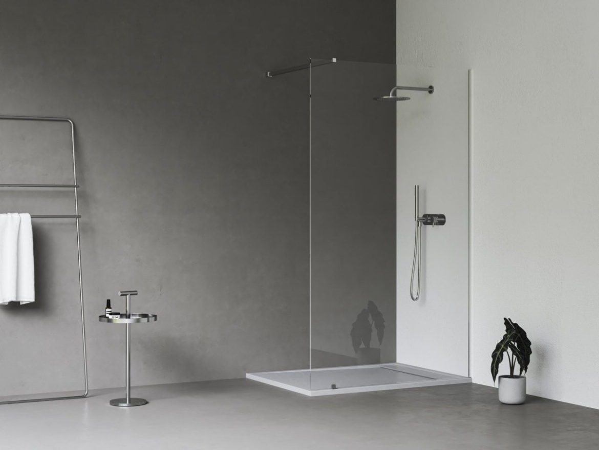 Ravak Walk-In Wall Set 70, bílá matná+transparent