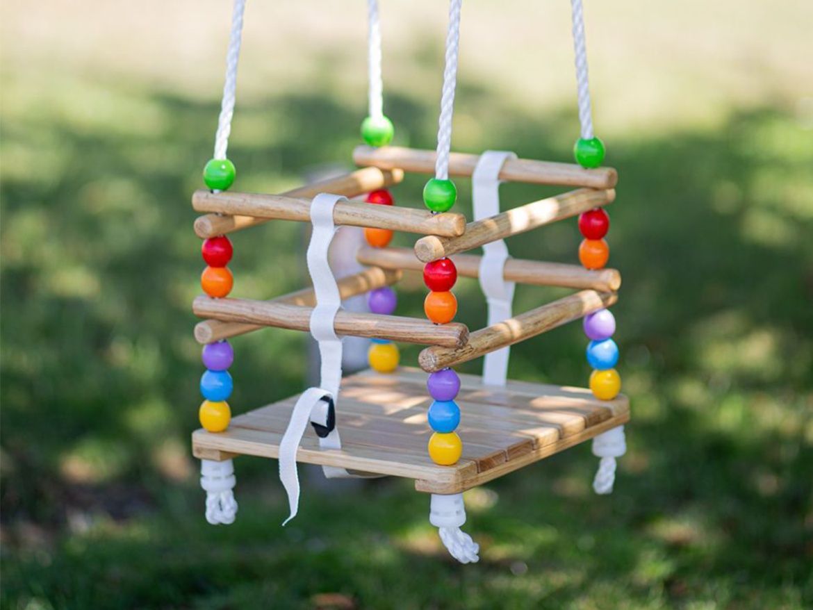 Korálek Bigjigs Toys Houpačka