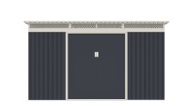 G21 Zahradní domek  GRAH 1132 - 340 x 333 cm, antracitový